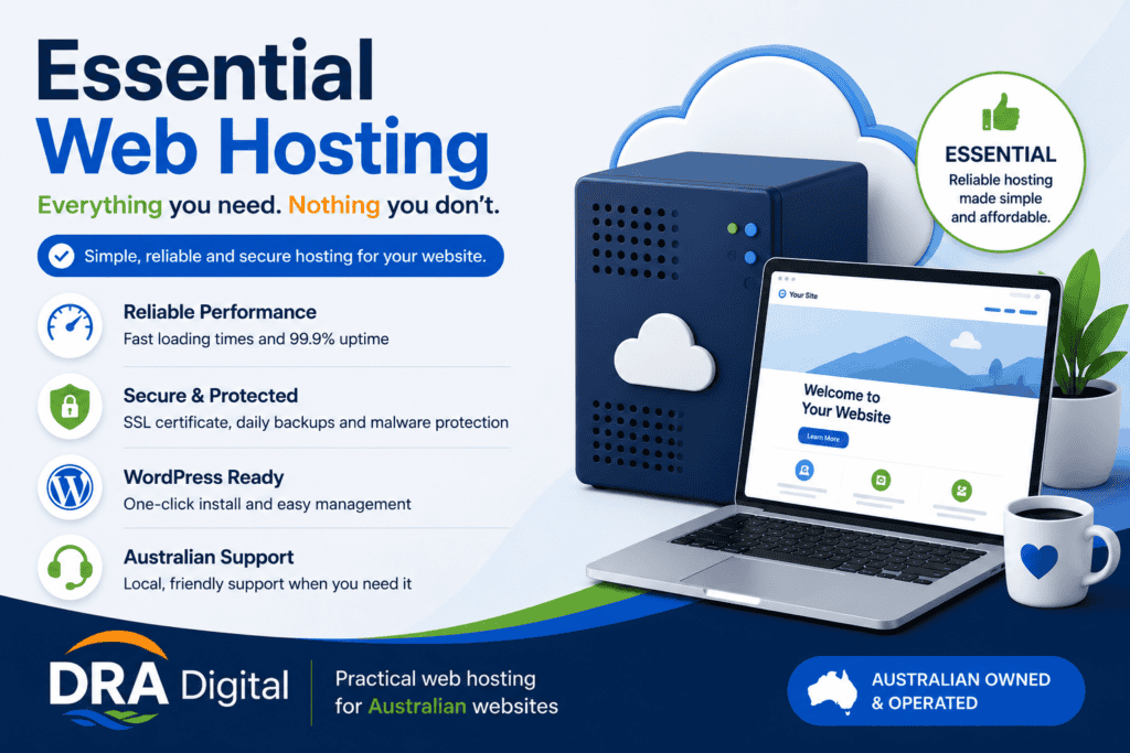 Essential Web Hosting plan